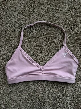 Gymshark Light Mauve Halter Sports Bralette